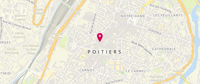 Plan de Cotélac, 55/57 Rue Gambetta, 86000 Poitiers