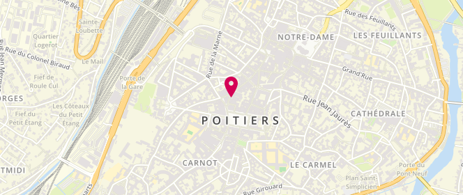 Plan de Marques UP Poitiers, 53 Rue Gambetta, 86000 Poitiers