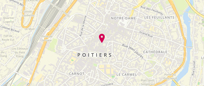 Plan de Imajeans Poitiers, 13 Rue des Grandes Écoles, 86000 Poitiers