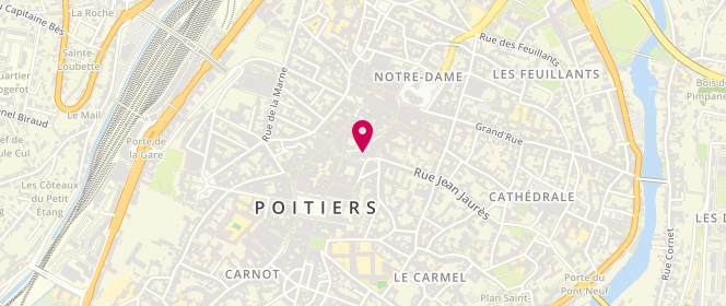 Plan de Chantelle, Centre Commercial Passage Cordeliers
4 Rue Henri Oudin, 86000 Poitiers