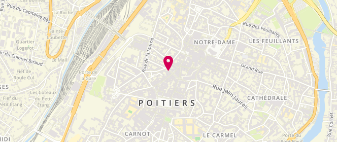 Plan de Octave, 28 Rue Bourbeau, 86000 Poitiers