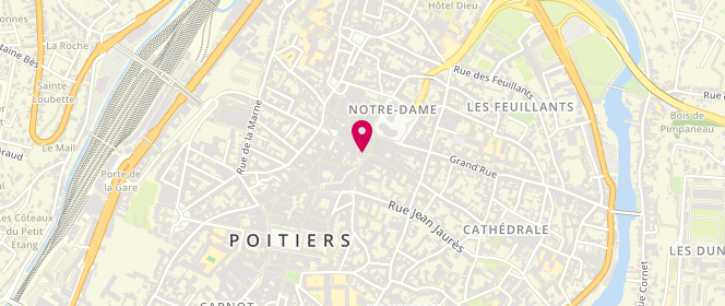 Plan de News Cuirs, 16 Rue du Marché Notre Dame, 86000 Poitiers
