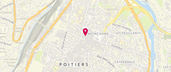 Plan de Le Dress Code, 6 Rue de la Regratterie, 86000 Poitiers
