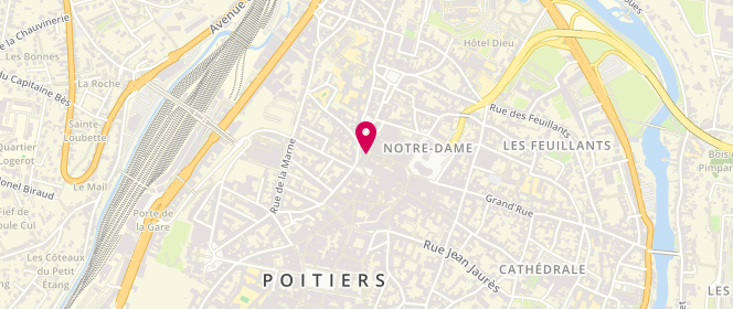 Plan de Yoomie, 2 Rue du Palais, 86000 Poitiers