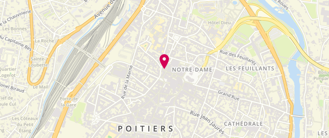 Plan de Grafyck, 24 Rue des Vieilles Boucheries, 86000 Poitiers