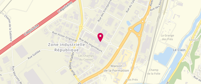 Plan de Penaud, 9 Rue de la République, 86000 Poitiers
