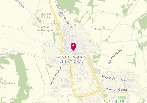 Plan de Boutique Germain, Place Eglise, 71460 Saint-Gengoux-le-National