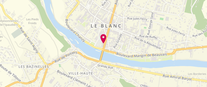 Plan de Mosaique, 11 Rue Pierre Colin de Souvigny, 36300 Le Blanc