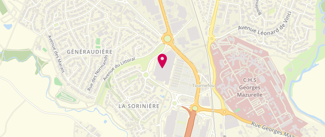 Plan de Darjeeling la Roche-sur-Yon, Centre Commercial E.leclerc, Zone Aménagement de Tournefou
Rue Duchesne de Denant Cellule B02, 85000 La Roche-sur-Yon