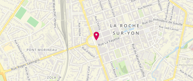 Plan de LES SECRETS DE LOUISON la Roche-sur-Yon, 31 Rue Georges Clemenceau, 85000 La Roche-sur-Yon