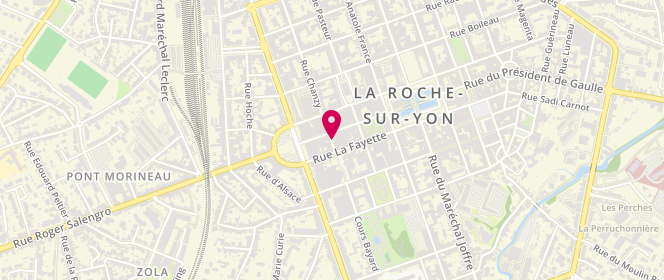 Plan de Christine Laure, 3 Rue Thiers, 85000 La Roche-sur-Yon