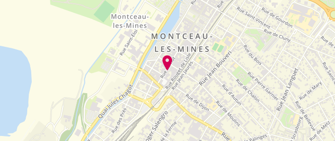 Plan de La Fée Maraboutée, 51 Rue Carnot, 71300 Montceau-les-Mines