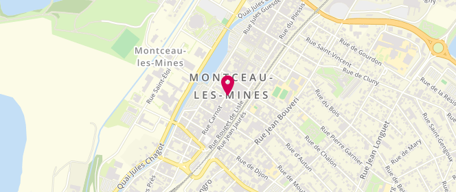 Plan de Miss Fashion, 25 Rue Carnot, 71300 Montceau-les-Mines
