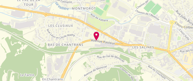 Plan de La Halle, Avenue Pasteur, Zone Aménagement de Chantrans, 39570 Montmorot