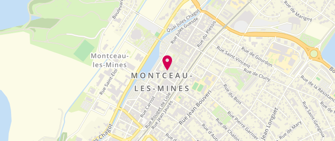 Plan de Scottage, 8 Rue Carnot, 71300 Montceau-les-Mines