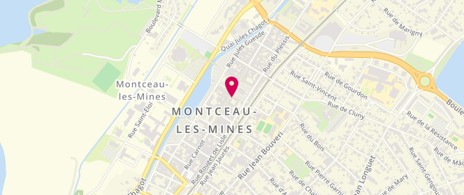 Plan de Pimkie, 1 Rue Carnot, 71300 Montceau-les-Mines