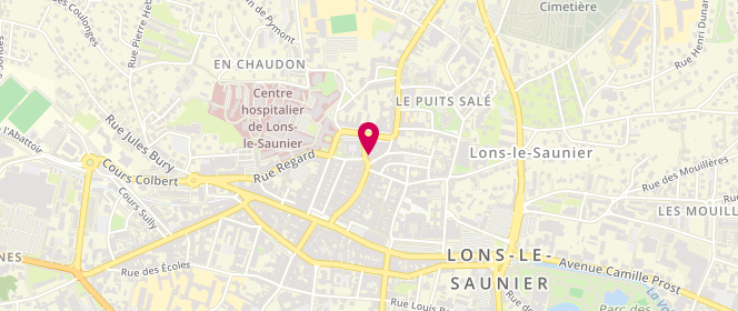 Plan de United Colors Of Benetton, 18 Rue du Commerce, 39000 Lons-le-Saunier
