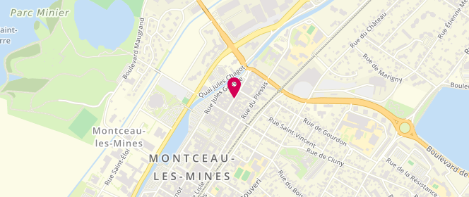 Plan de Ma Petite Boutique By Virginie Reniaud, 27 Rue République, 71300 Montceau-les-Mines
