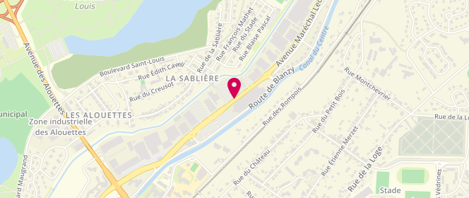 Plan de La Halle, Centre Commercial de Neuvieme Angle
Avenue Marechal Leclerc, 71300 Montceau-les-Mines