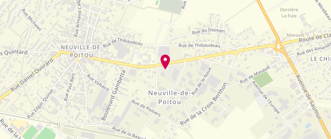 Plan de Imajeans Maillochon - Neuville de Poitou, 41 Rue Alphonse Plault, 86170 Neuville-de-Poitou
