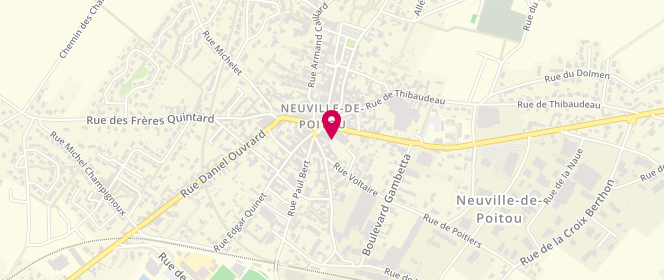 Plan de Les Filles s'Embobinent, 24 Place Joffre, 86170 Neuville-de-Poitou