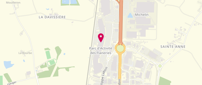 Plan de GÉMO, parc Activite
Route de Nantes
Rond-Point des Flaneries Lotissement 16, 85000 La Roche-Sur-Yon, France