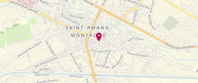Plan de Sivry, 36 Rue Prte Mutin, 18200 Saint-Amand-Montrond