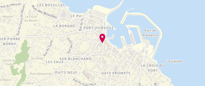 Plan de Le bazar du port, 6 Rue du Coin du Chat, 85350 L'Île-d'Yeu