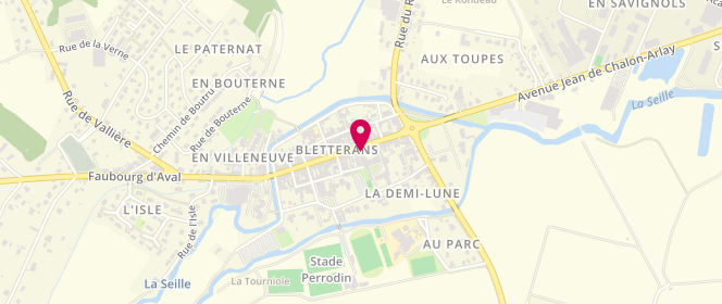 Plan de Ma Petite Boutique, 20 Rue Louis le Grand, 39140 Bletterans