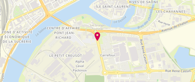 Plan de Eclypse, Centre Commercial Chalon Sud Rue Thomas Dumorey, 71100 Chalon-sur-Saône
