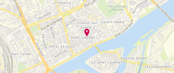 Plan de Sergent Major, 13 Grande Rue, 71100 Chalon-sur-Saône