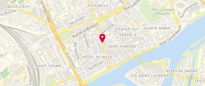 Plan de Le Bar à Jeans, 15 Rue Général Leclerc, 71100 Chalon-sur-Saône