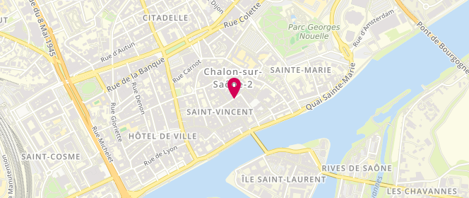 Plan de The Five Points, 9 Rue des Poulets, 71100 Chalon-sur-Saône