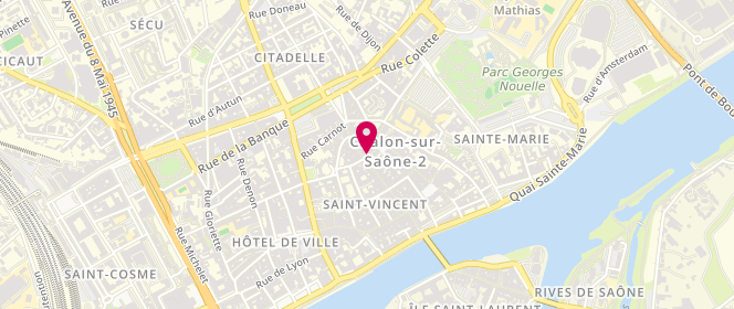 Plan de La Fée Maraboutée, 56 Grande Rue, 71100 Chalon-sur-Saône