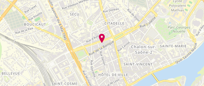 Plan de 9 Bd Chalon Sur Saone, 9 Boulevard de la République, 71100 Chalon-sur-Saône