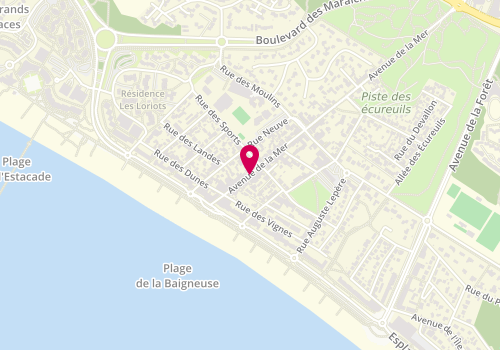 Plan de Solo Blue, 26 avenue de la Mer, 85160 Saint-Jean-de-Monts
