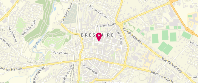 Plan de Brousseau Vêtements, 3 Place Notre Dame, 79300 Bressuire