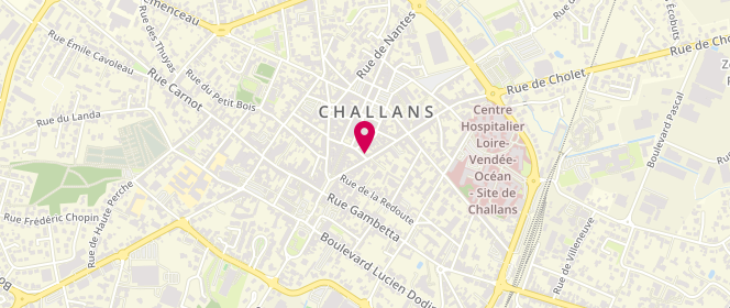 Plan de Carel's, 2 Rue de la Paix, 85300 Challans