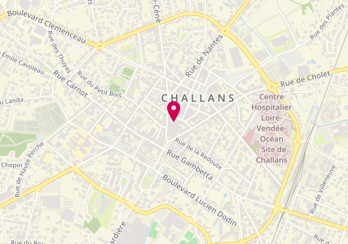 Plan de LES SECRETS DE LOUISON Challans, 11 Rue Gobin, 85300 Challans