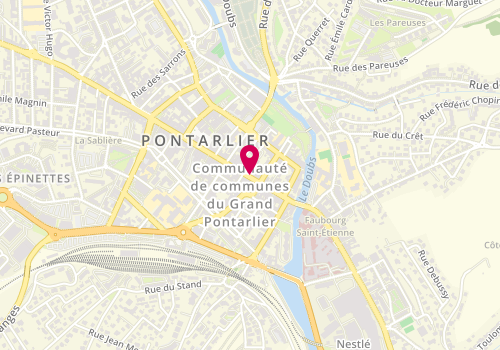 Plan de Nouvelle Vague, 22 Rue de la République, 25300 Pontarlier