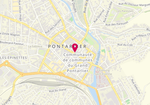 Plan de Promotion du Pret A Porter, 38 Rue de la République, 25300 Pontarlier