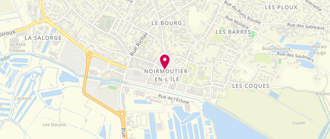 Plan de Mlle Cabestan, 6 Grande Rue, 85330 Noirmoutier-en-l'Île