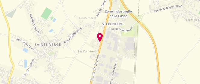 Plan de P. Breal, Centre Commercial Leclerc
Route Saumur, 79100 Sainte-Verge
