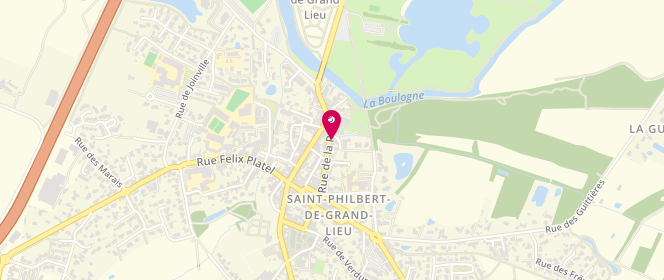 Plan de La Friperie de Grand Lieu, 1 Rue de la Poste, 44310 Saint-Philbert-de-Grand-Lieu