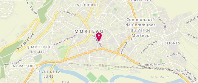 Plan de Arc en Ciel Lingerie, 4 Grande Rue, 25500 Morteau