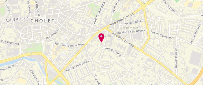 Plan de RUGIR, Rue de la Hollande, 49300 Cholet