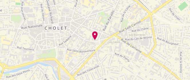 Plan de Armor Lux RAOUX - Lingerie et Prêt à porter, 42 Rue du Puits Gourdon, 49300 Cholet