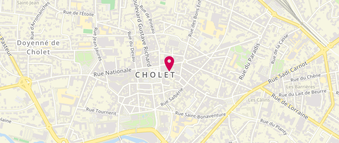 Plan de L'Appart Chic, 46 Rue Georges Clemenceau, 49300 Cholet