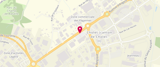 Plan de Stokomani Cholet, 24 avenue Edmond Michelet, 49300 Cholet