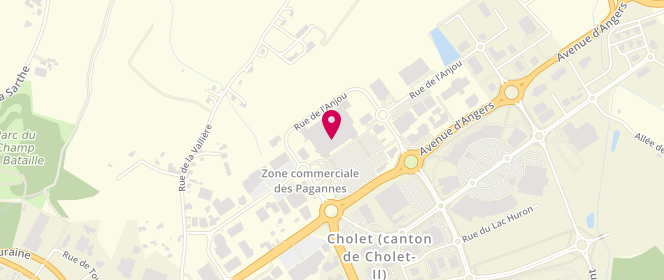 Plan de Darjeeling, Centre Commercial Carrefour
Route d'Angers - Rond Point des Pagannes, 49300 Cholet